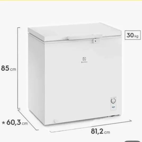 Freezer horizontal Cycle Defrost He200 Branco Electrolux - Foto 4