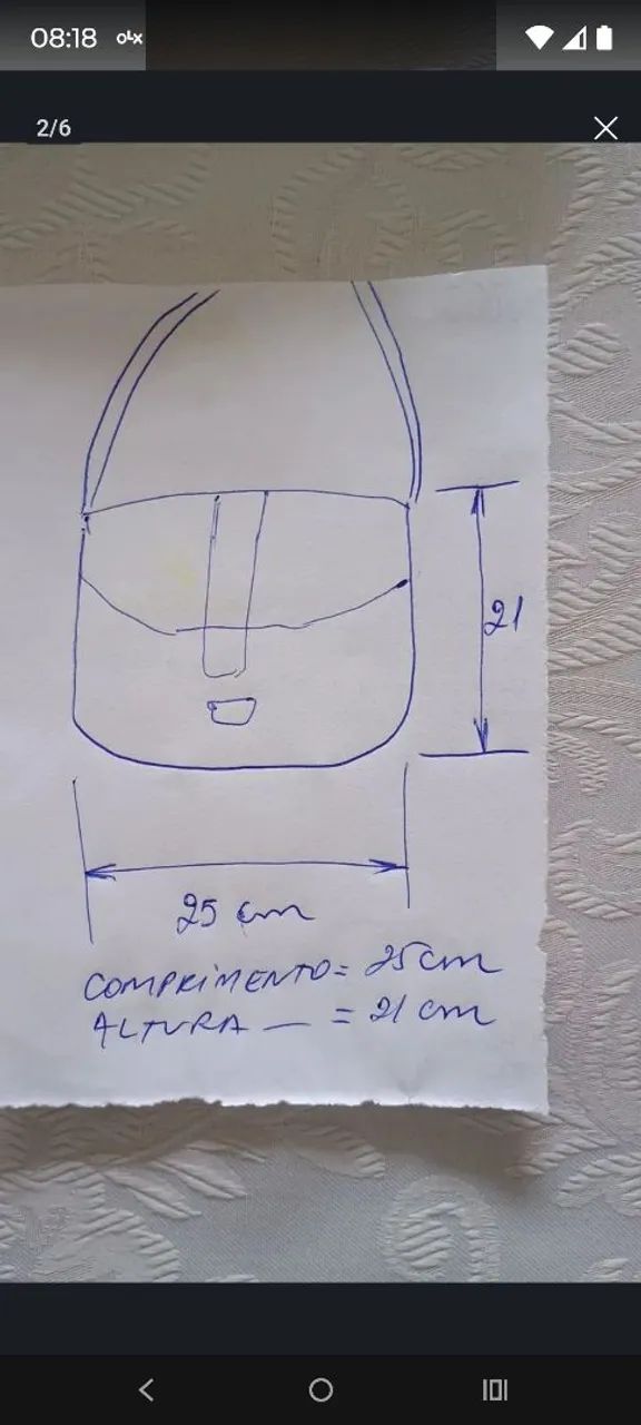 Bolsa Carmen Steffens verdadeira  - Foto 2