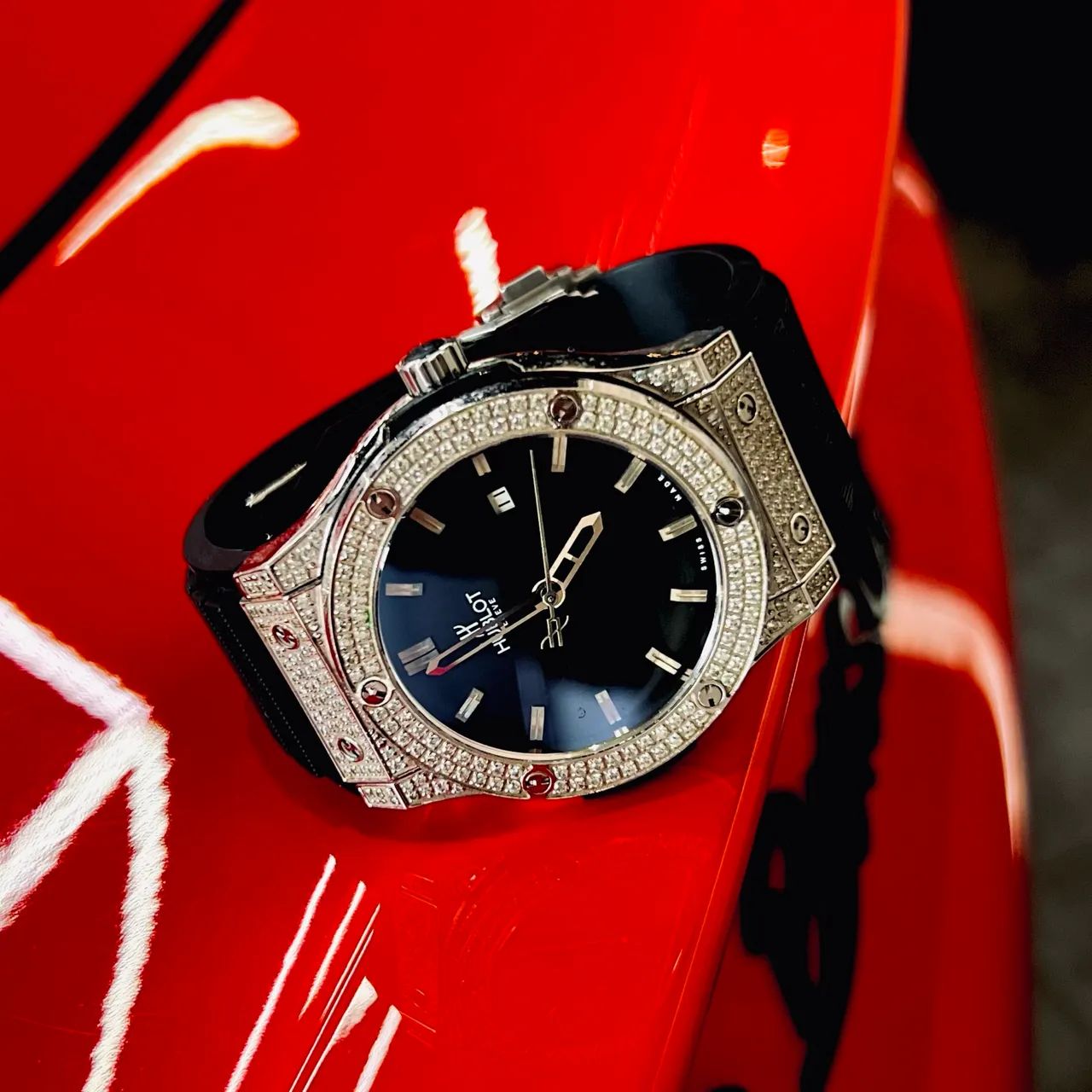 Hublot Geneve Cravejado AAA+ - Foto 3