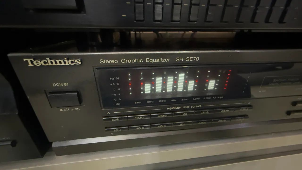 Equalizador gráfico Technics SH-GE70 equalizer Japonês  - Foto 2