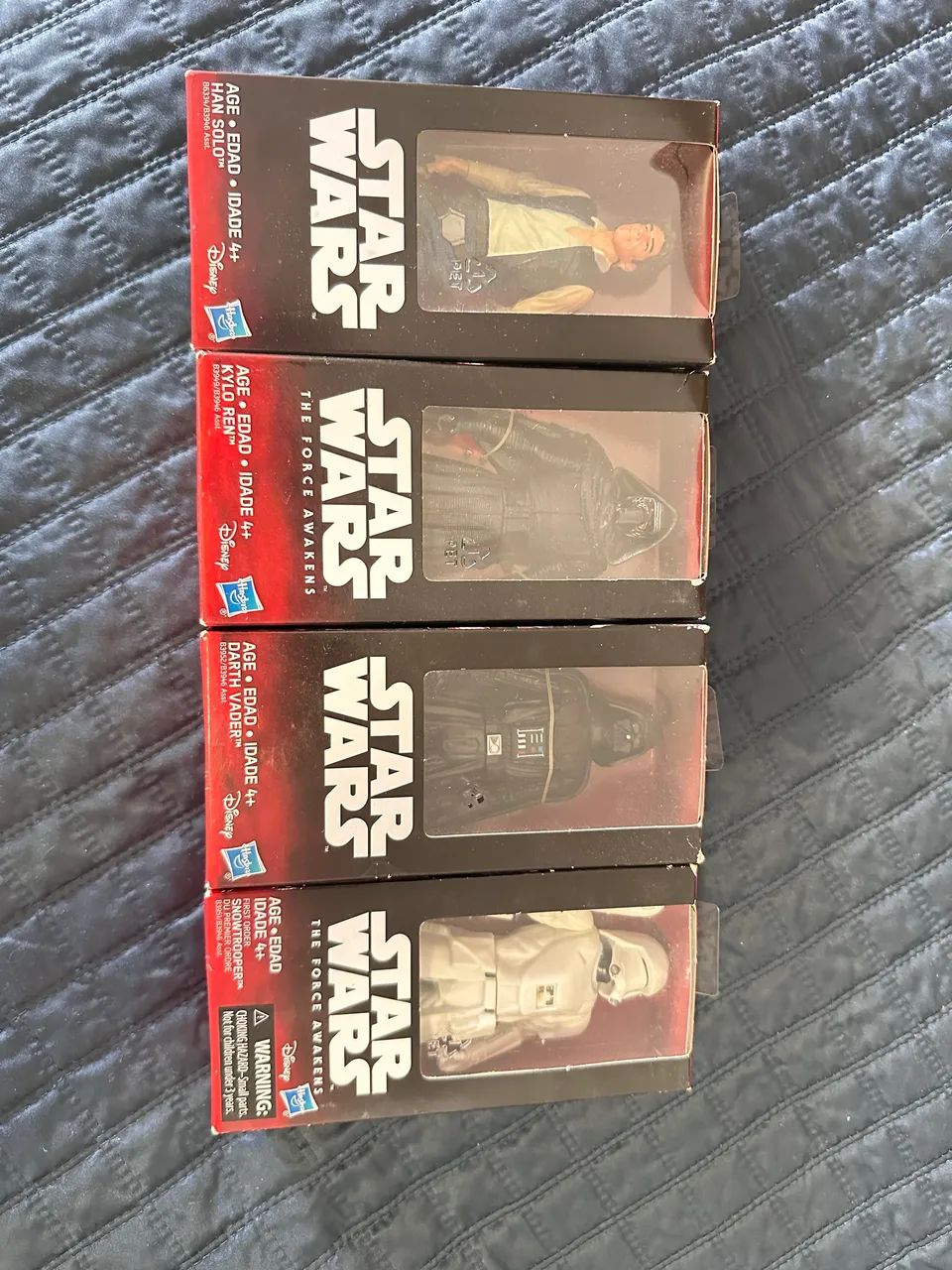 Kit 04 bonecos Star Wars - lacrados