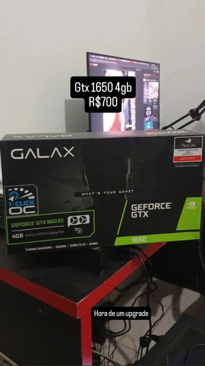 GTX 1650 4gb Galax