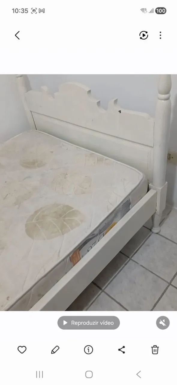 Vendo cama Solteirao - Foto 3