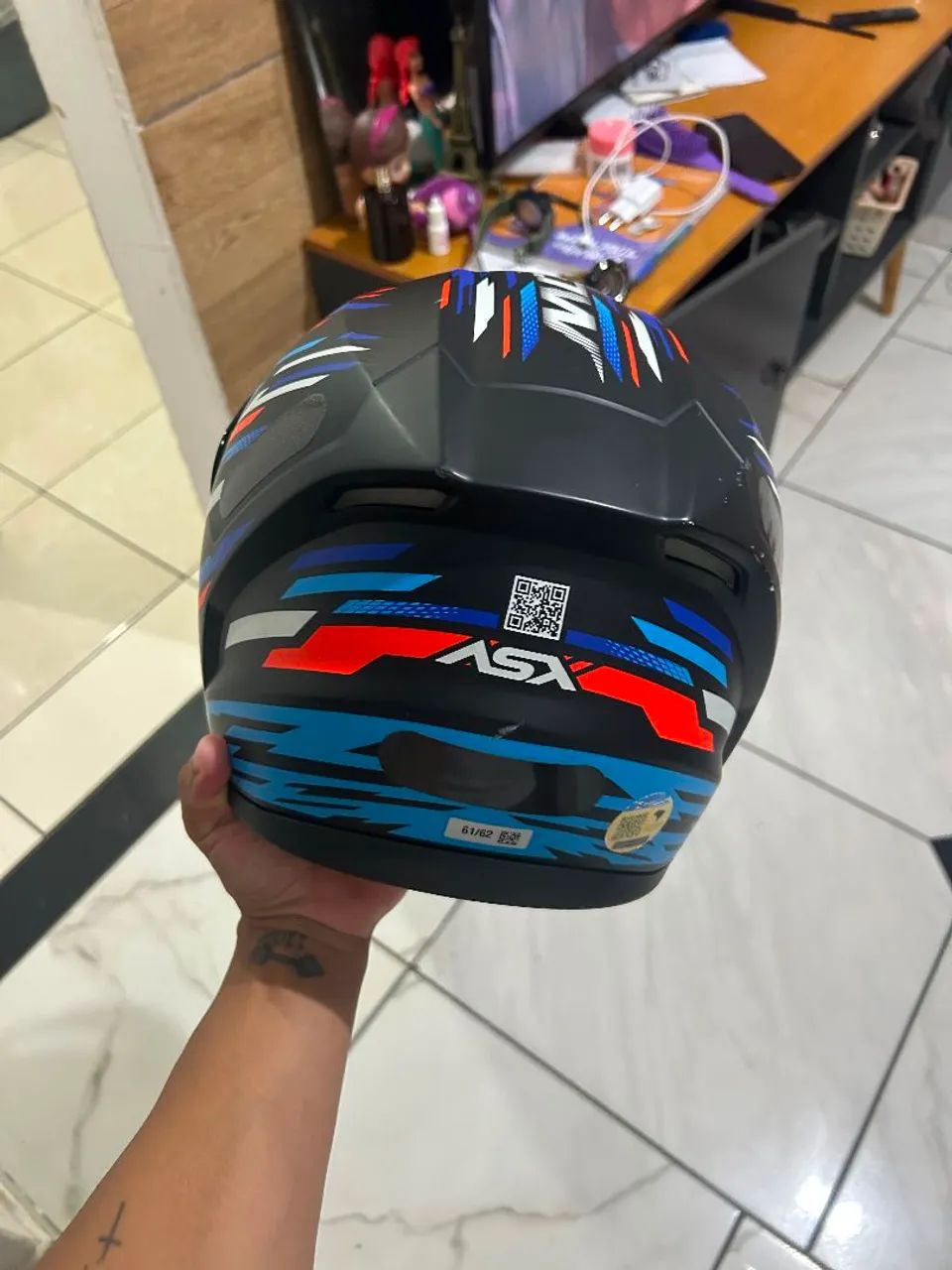 Capacete asx  - Foto 4