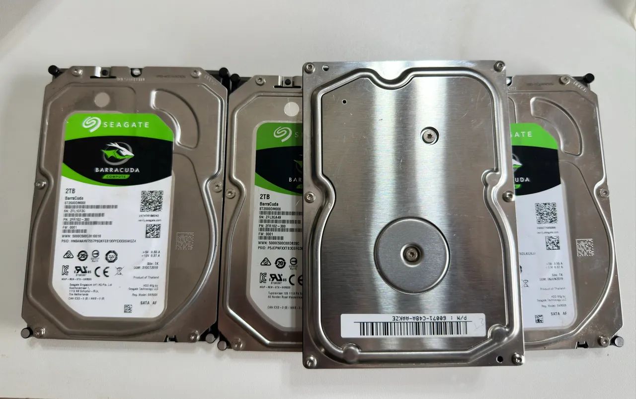 HD 2tb seagate e samsung