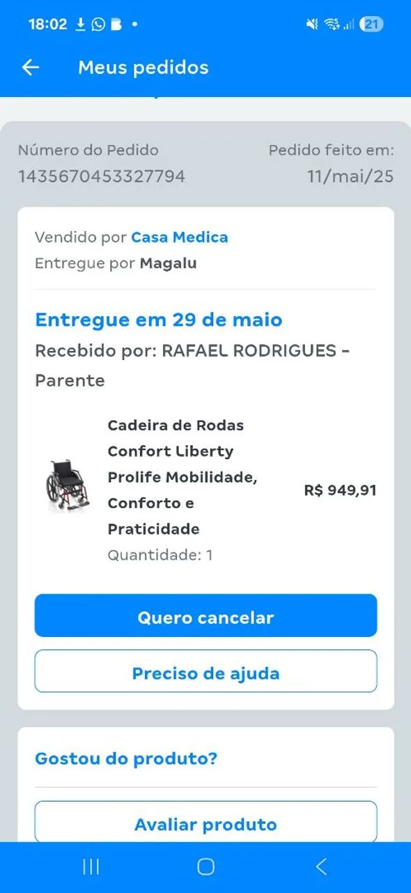 Cadeira de rodas  - Foto 6