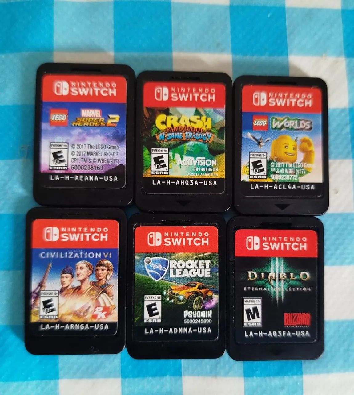 Switchカセットまとめ Jogos Nintendo switch sem caixa leia a descrição - Jogos de Vídeo