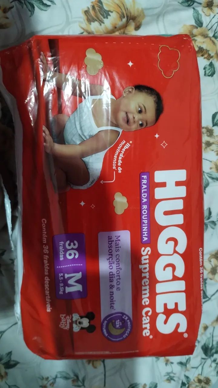 Fraldas M Huggies - Foto 3