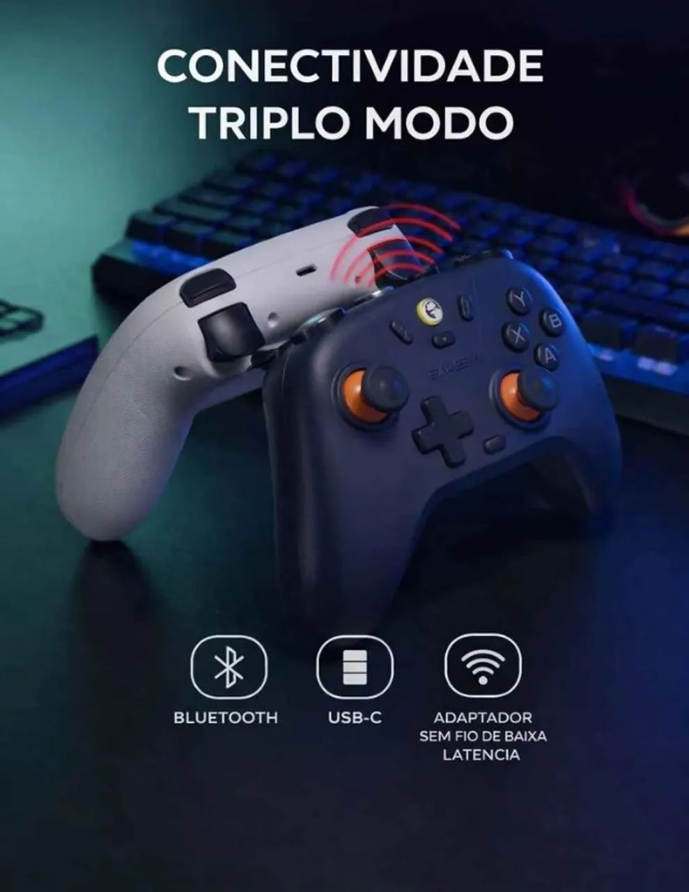 Controle GameSir T4 Nova Lite - Lacrado - Foto 3