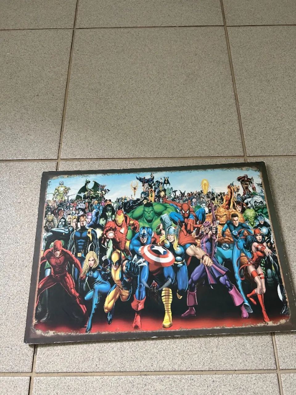 Quadro Marvel - 32cm x 45cm - Foto 2