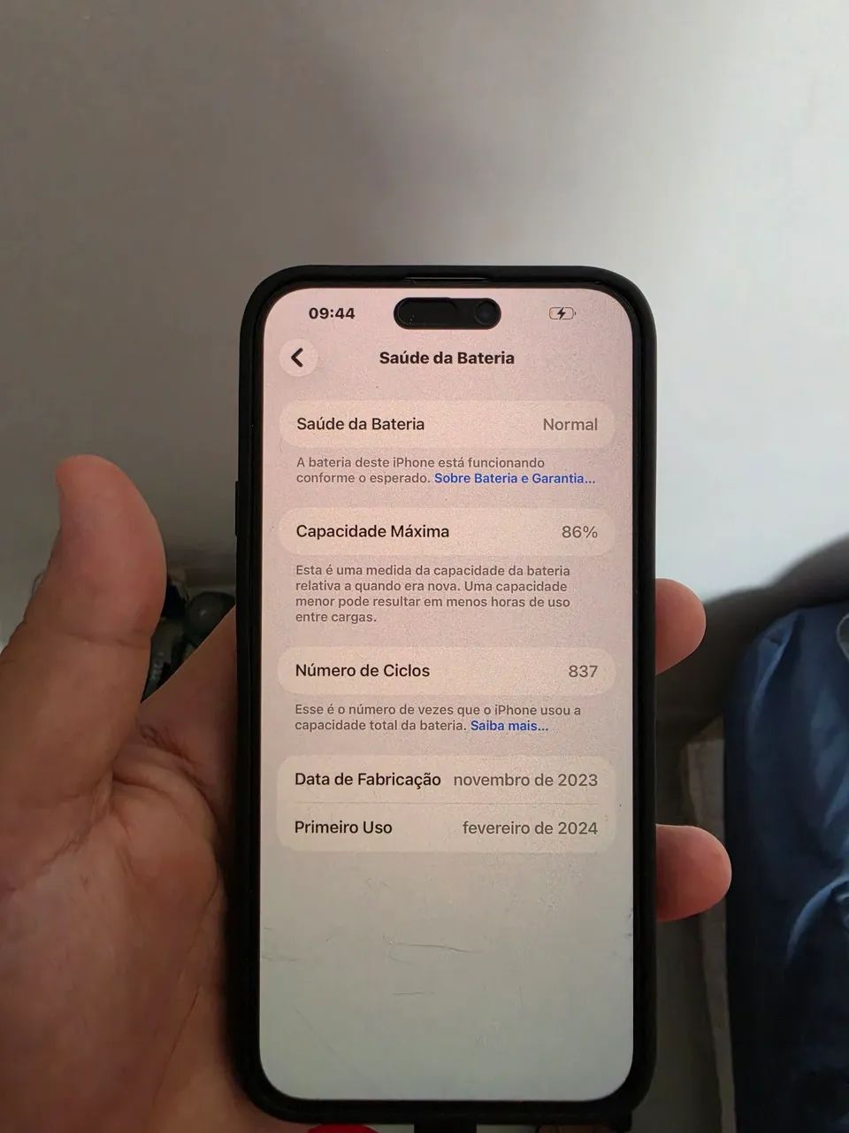 IPhone 15 Pro Max 256gb cinza - Foto 2
