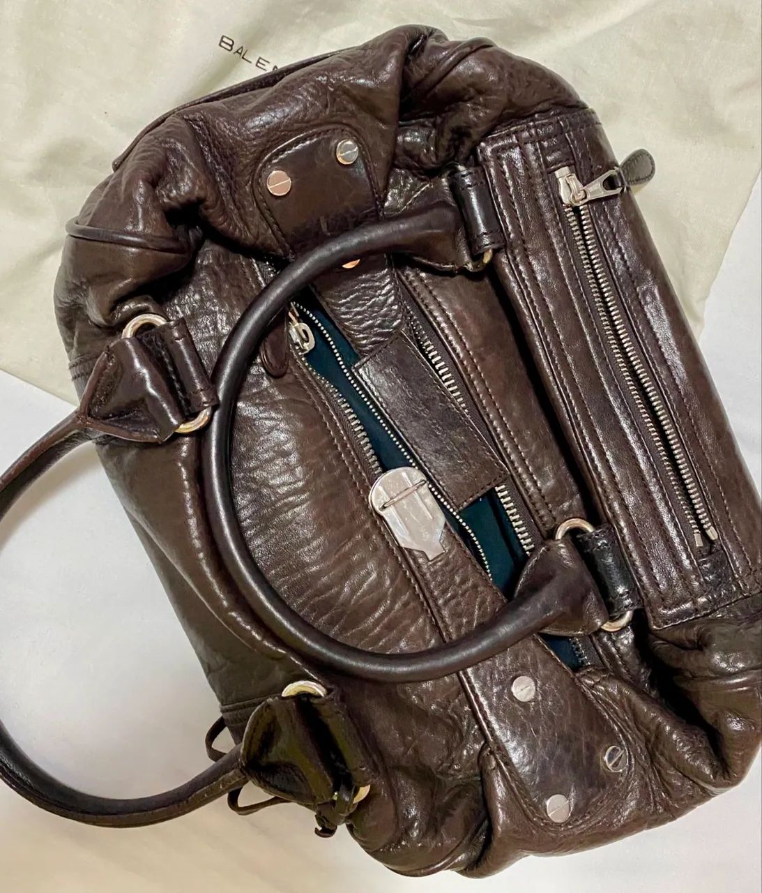 Bolsa de couro Balenciaga Vintage Original