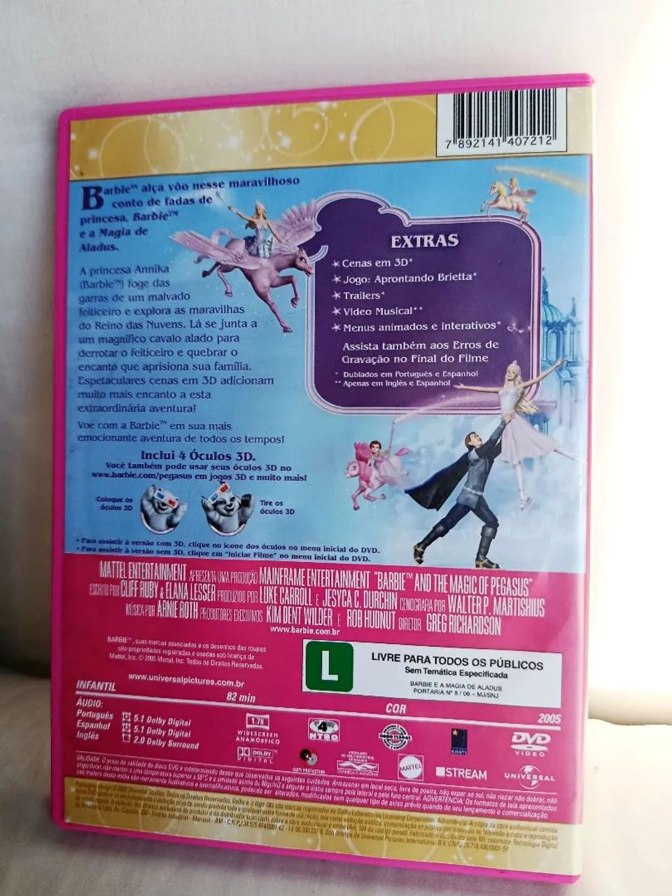 DVD Barbie e a magia de aladus - Foto 3