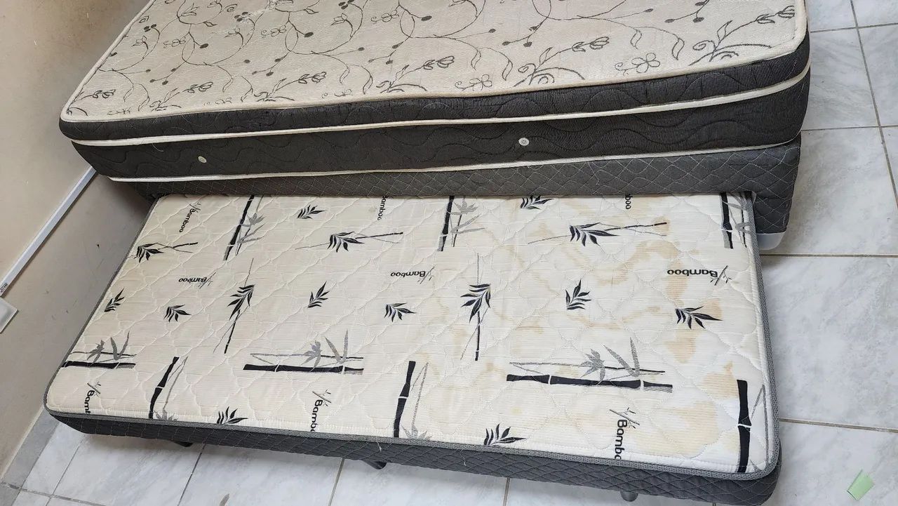 Cama box com auxiliar coxao molas  - Foto 3