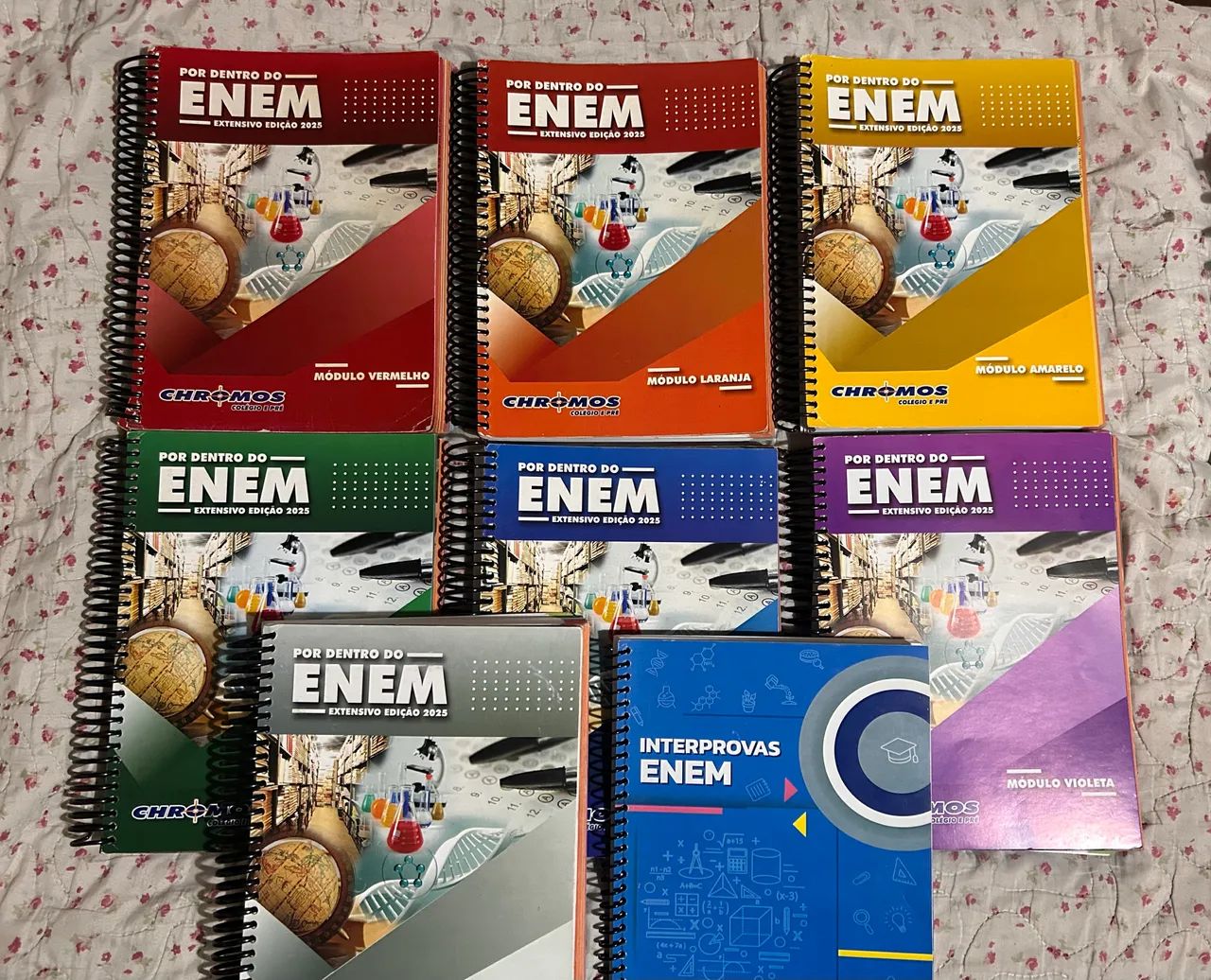 Apostilas Pré-Enem Chromos (2025) - Papelaria - Rio Branco, Belo