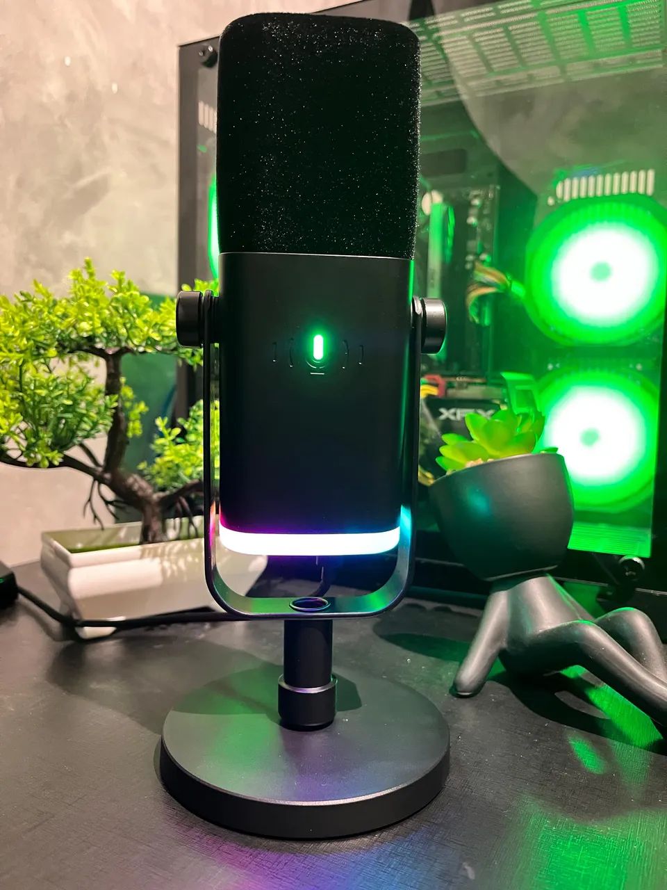 MICROFONE GAMER FIFINE AM8 RGB - Foto 4