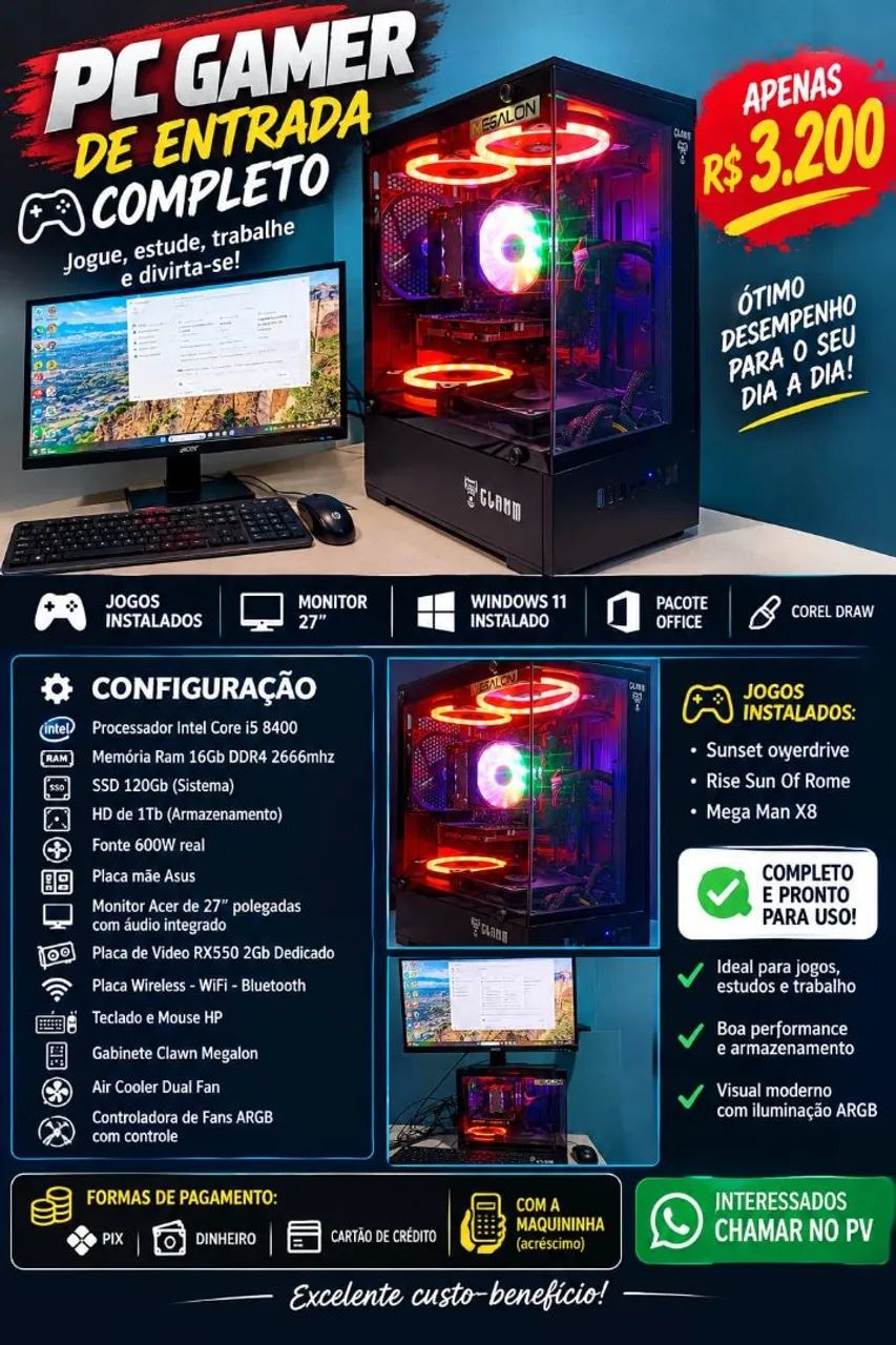 Pc Gamer Completo 