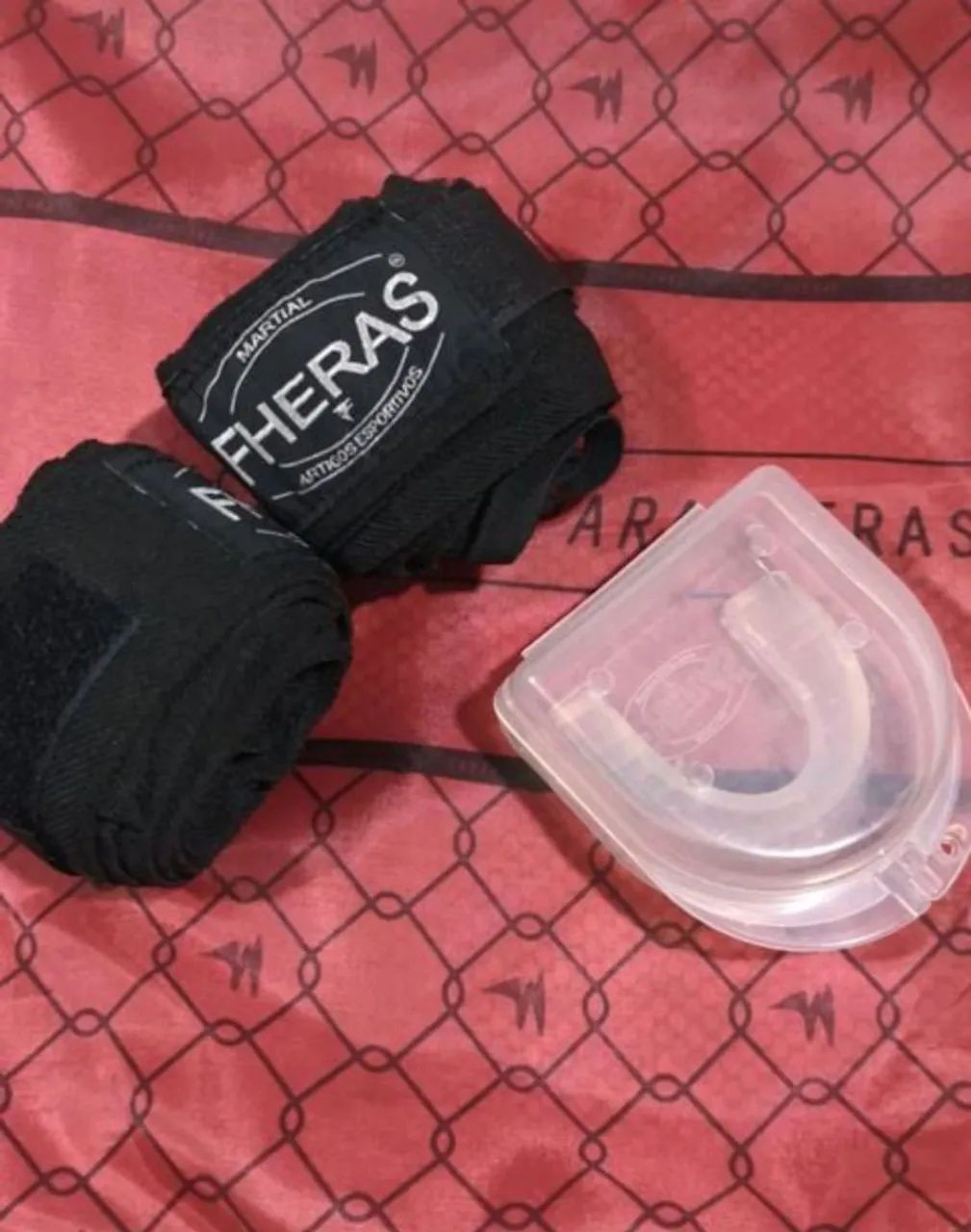 Luvas de boxe muay thai fheras 12 oz - Foto 4