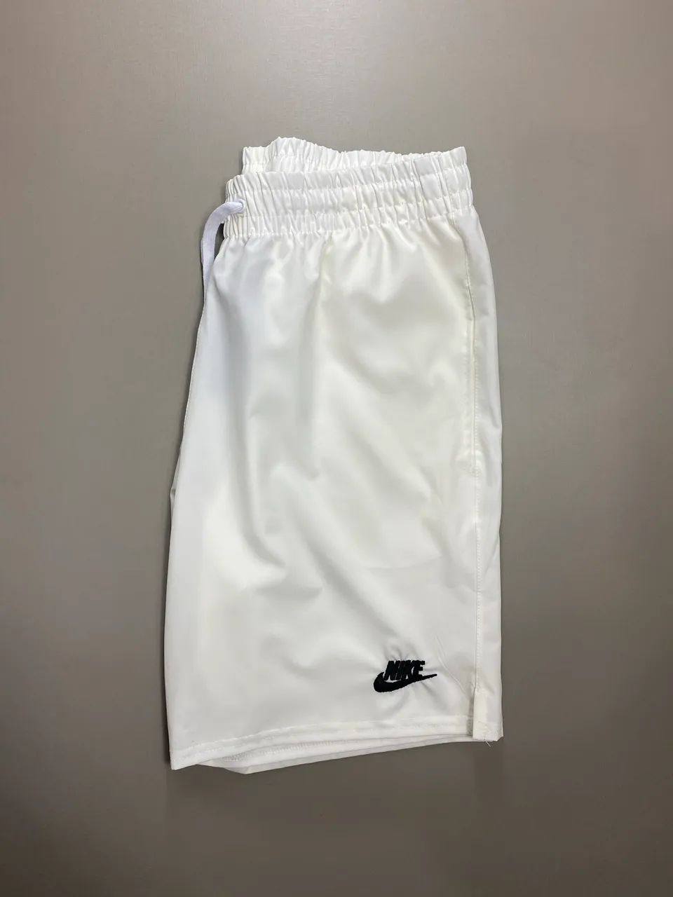 Bermuda Tactel NK Off-White - Foto 3