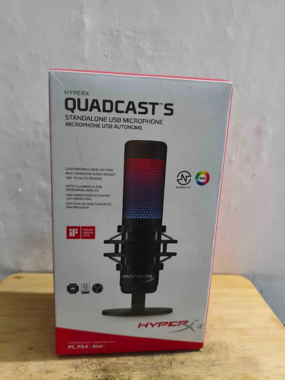 Microfone HyperX QuadCast S RGB422080650948136961