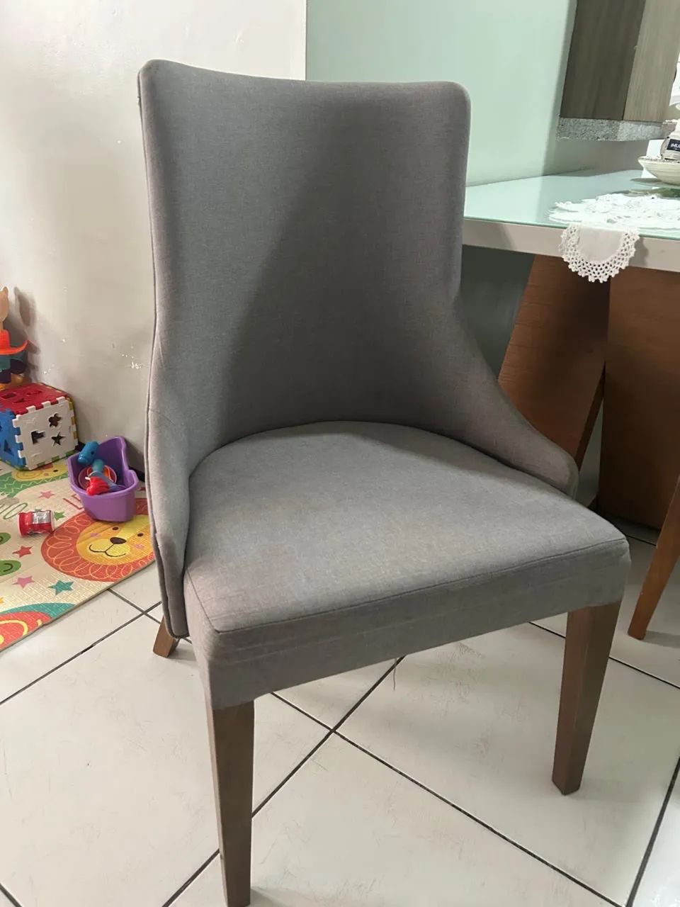 Mesa com tampa de vidro 4L - Foto 2