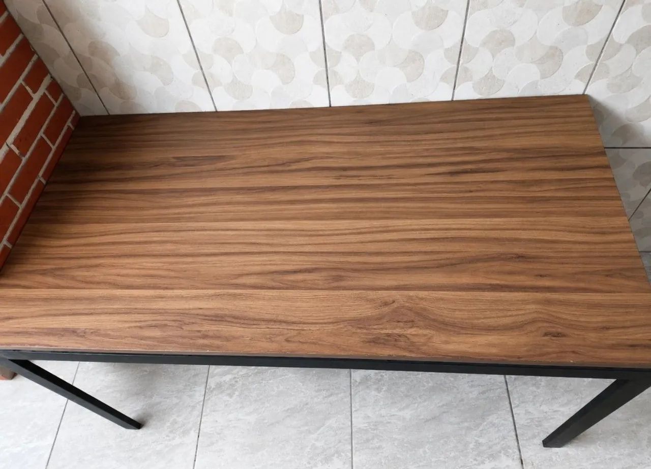 Mesa Industrial Premium com Tampo Amadeirado - Foto 3