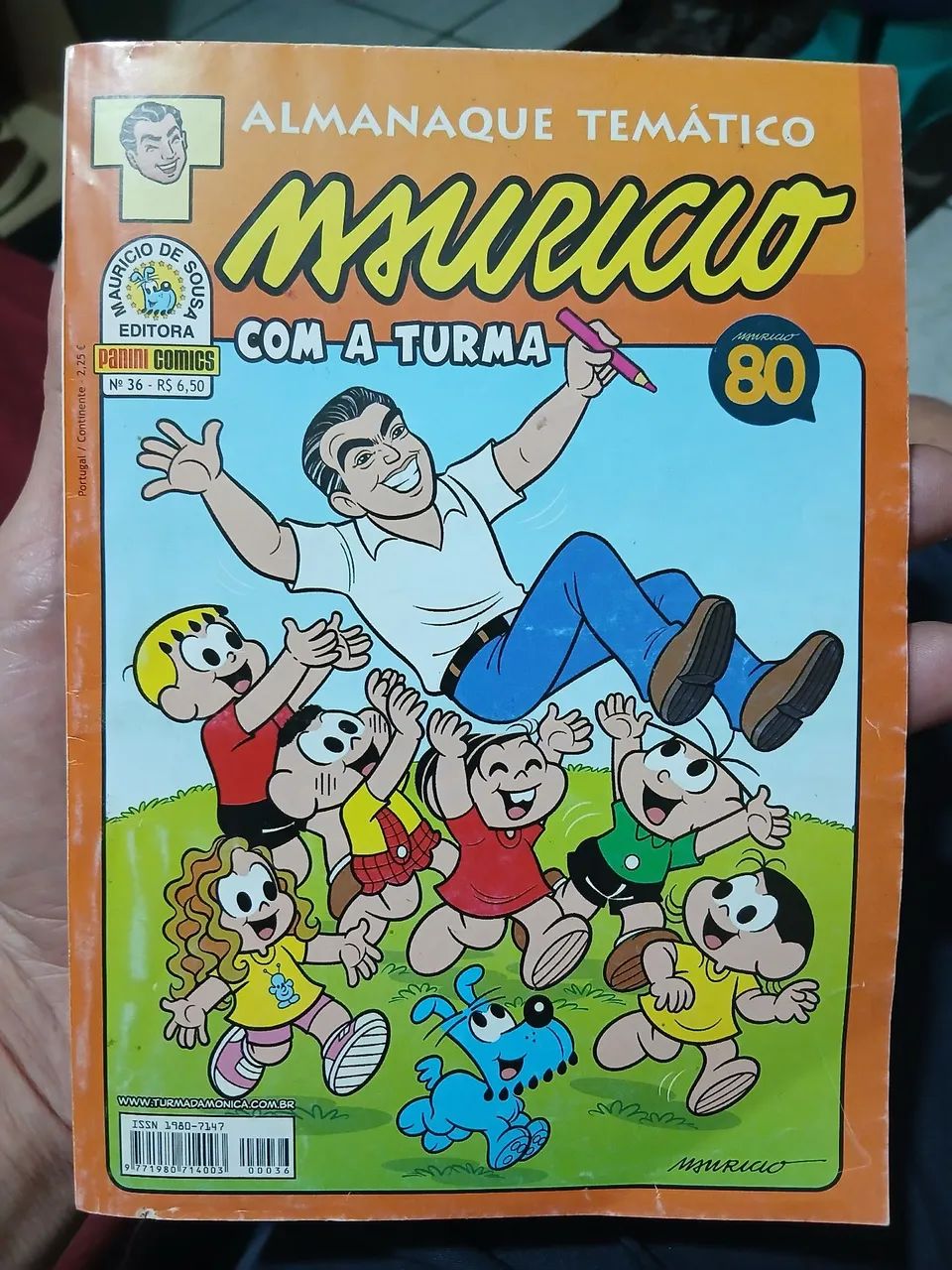 Almanaque temático Maurício com a turma 