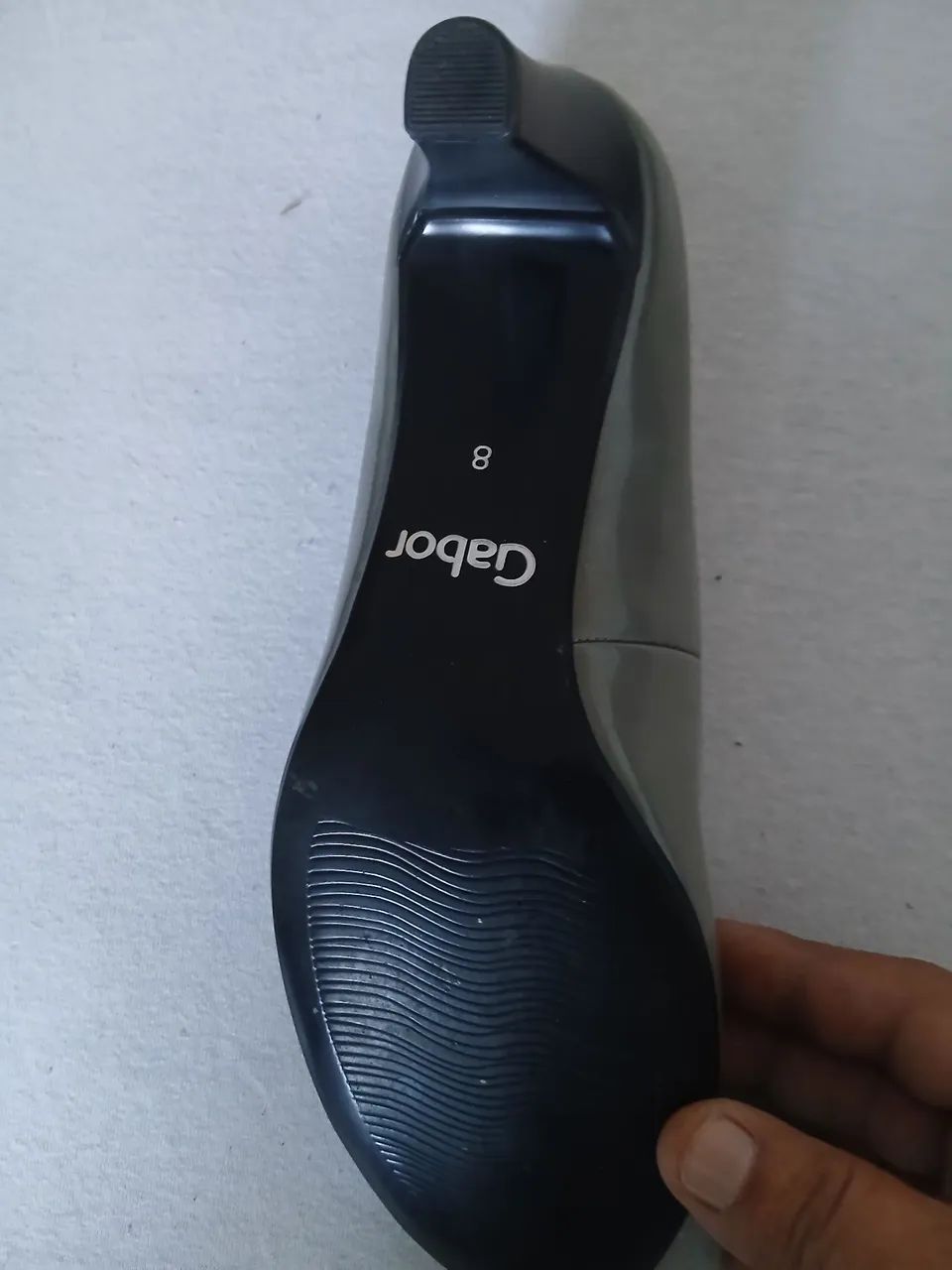 LINDO SCARPIN DE GRIFE GABOR CINZA N40  - Foto 3