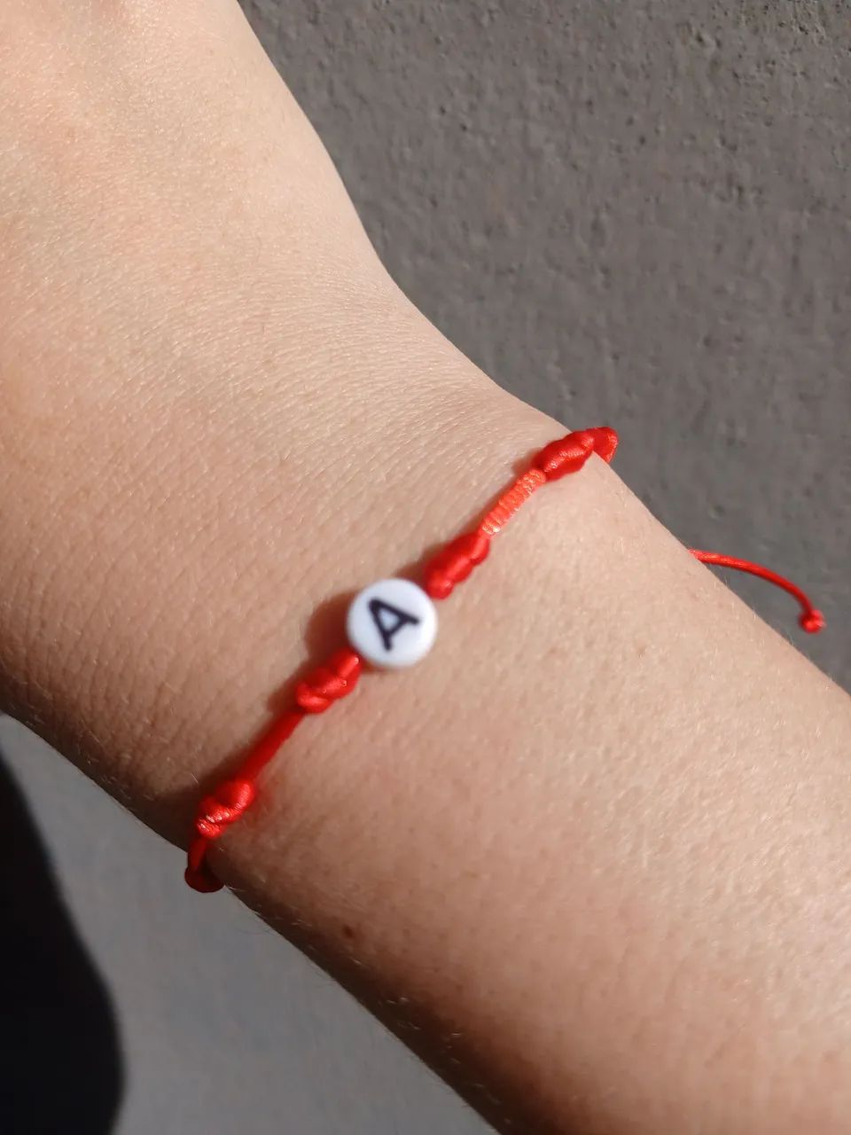 Pulseira 7 Nós com inicial do nome 