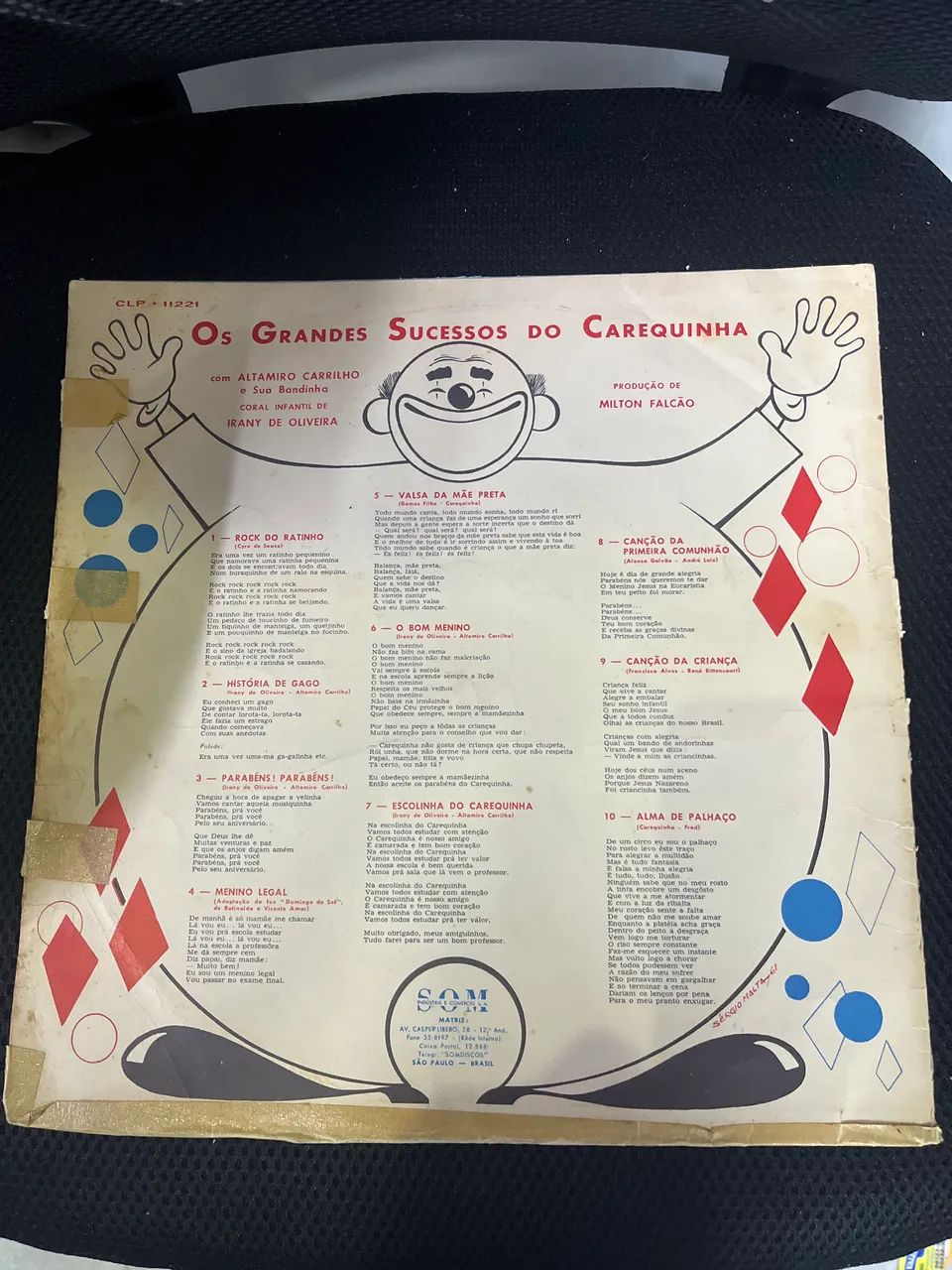 Carequinha disco de vinil - Foto 2