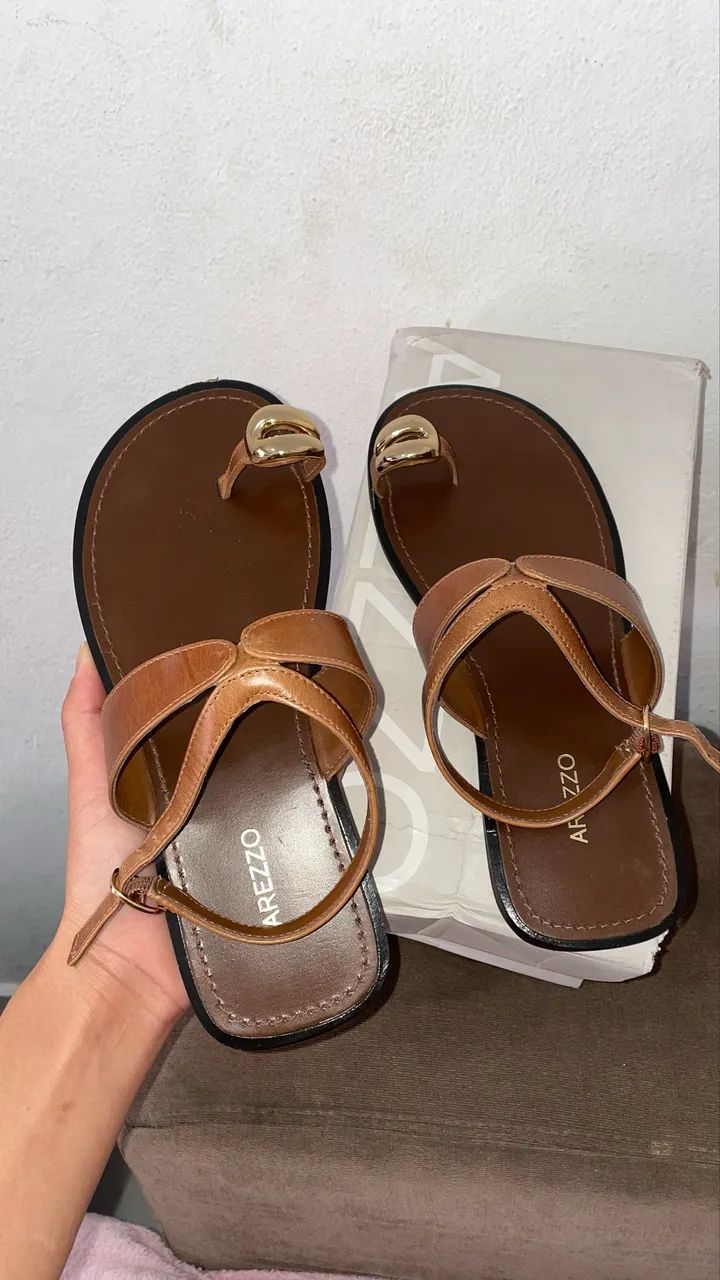 Sandália rasteira Arezzo 37