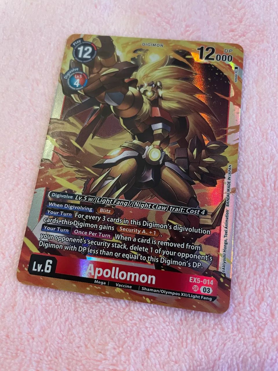 Apollomon EX5-014 Digimon TCG - Foto 2