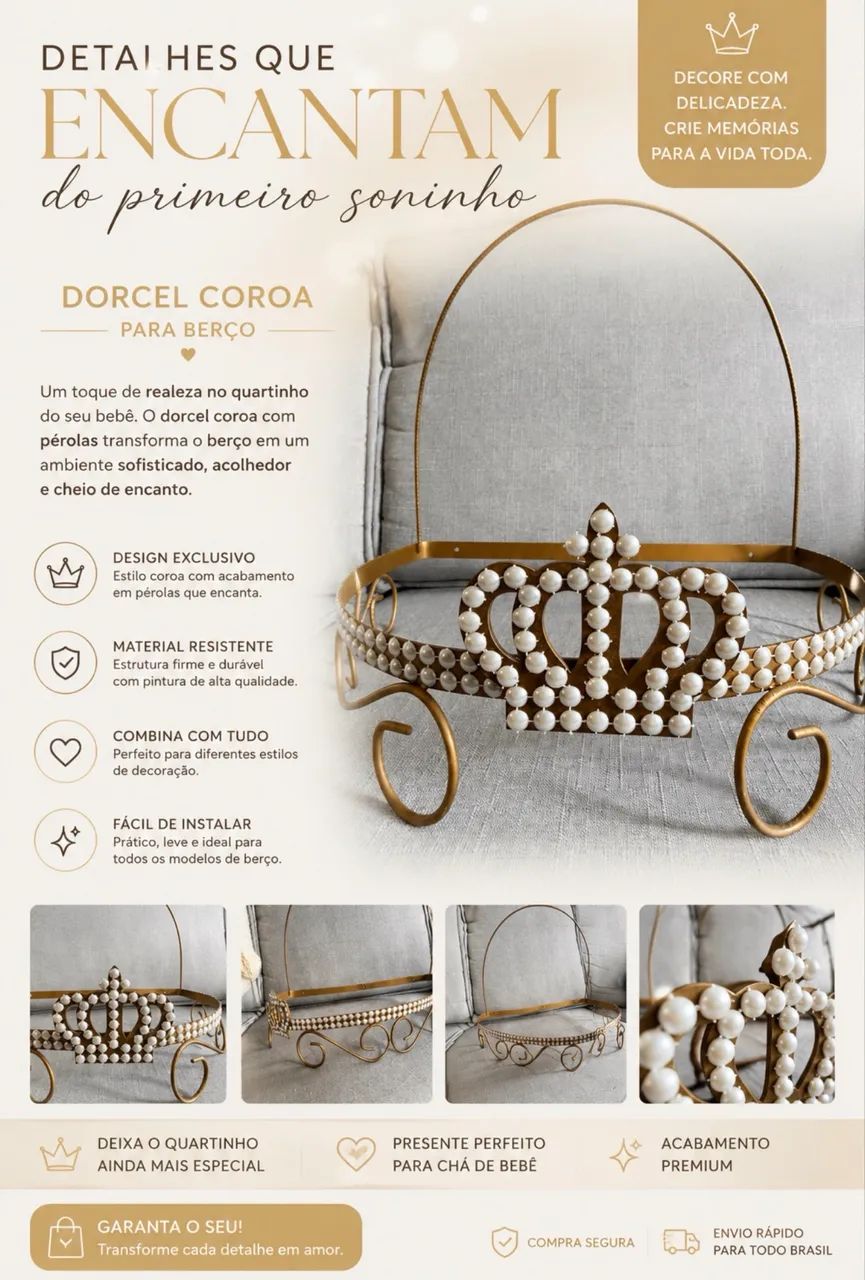 Suporte para cortinado dorcel - Foto 5