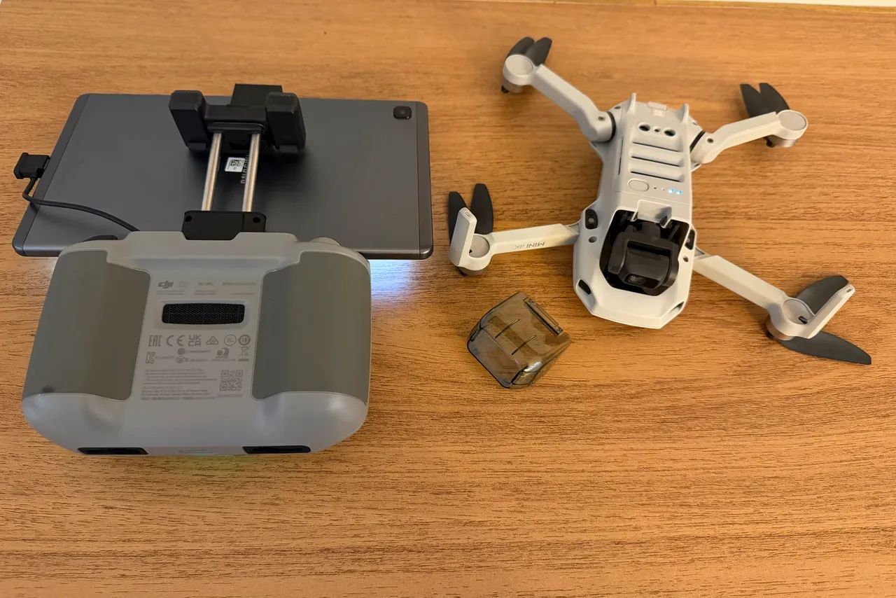 Vendo combo drone DJI mini 4K com Tablet Samsung  - Foto 2