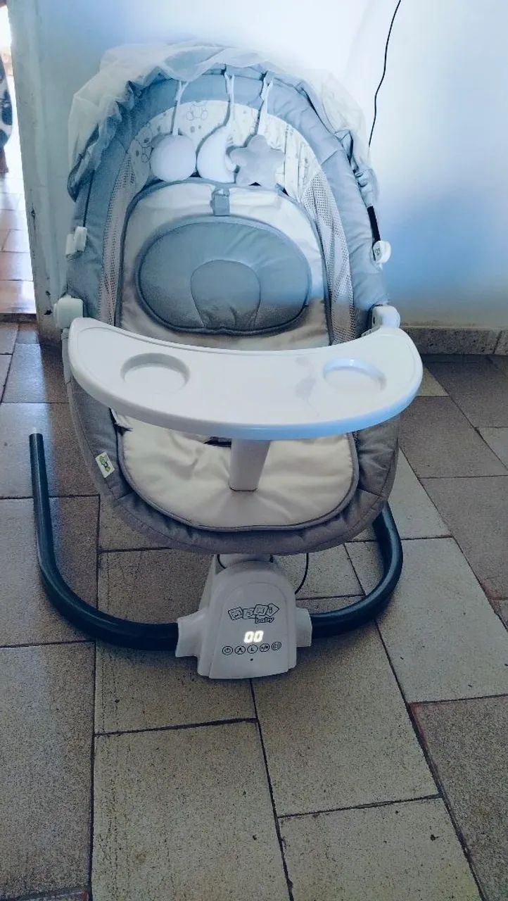 Cadeira de descanso e balanço automática para bebês 