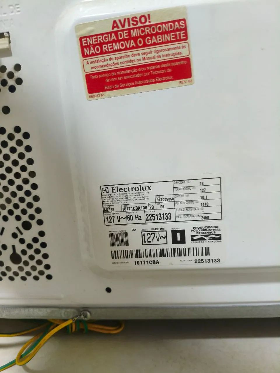 Microondas 127V Eletrolux 18Lt - Foto 3