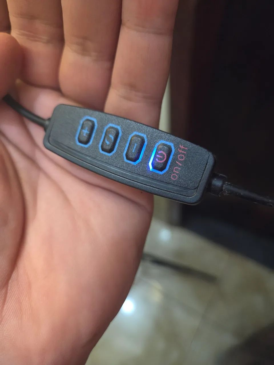 Tripé para celular led ring light tik tok - Foto 3