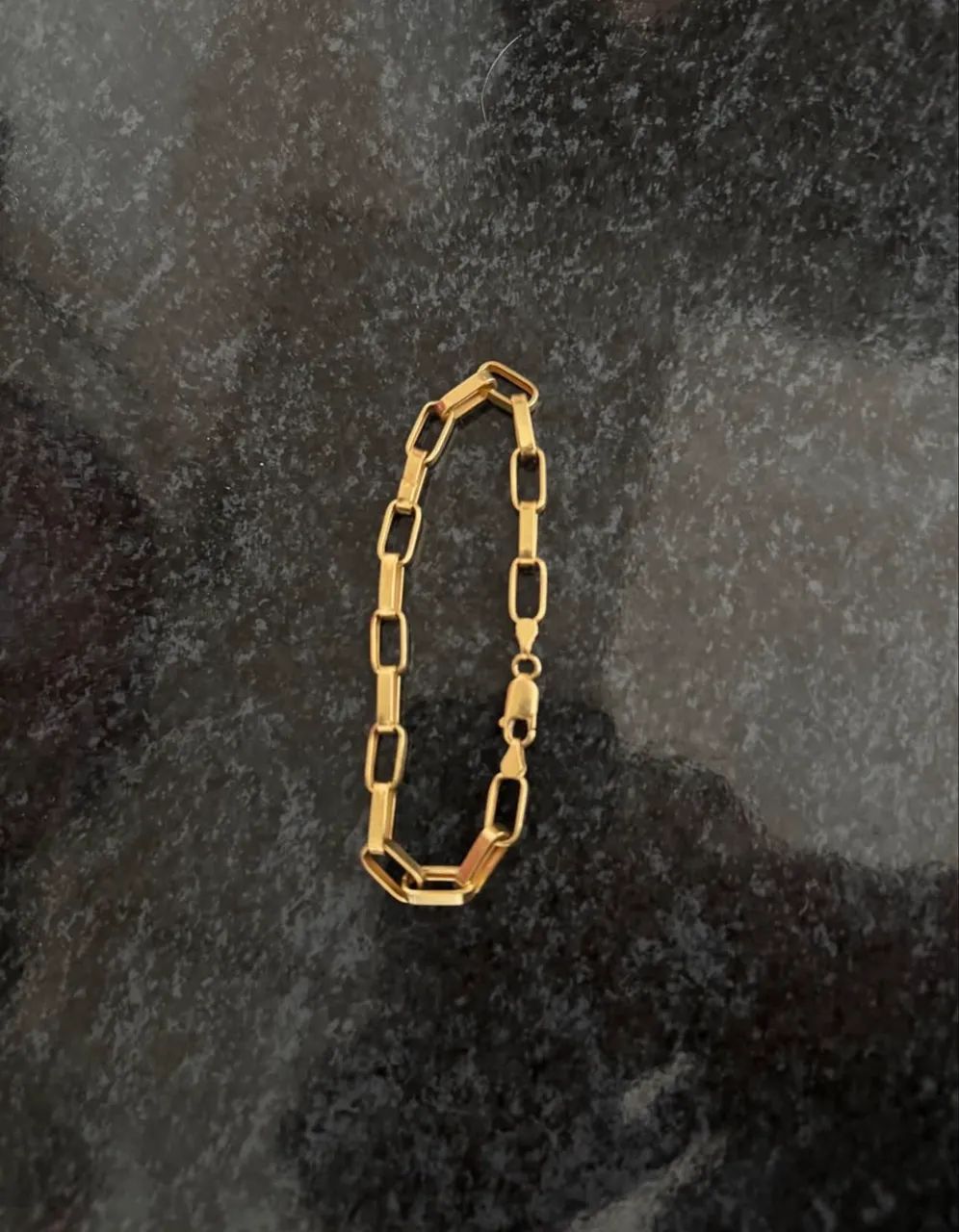 pulseira tijolinho em ouro 18k
