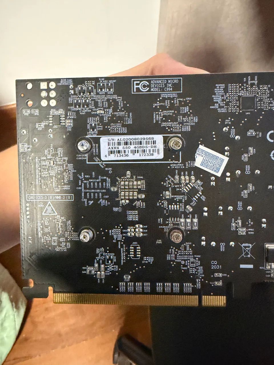 rx550 usada com entrada hdmi frouxa - Foto 2