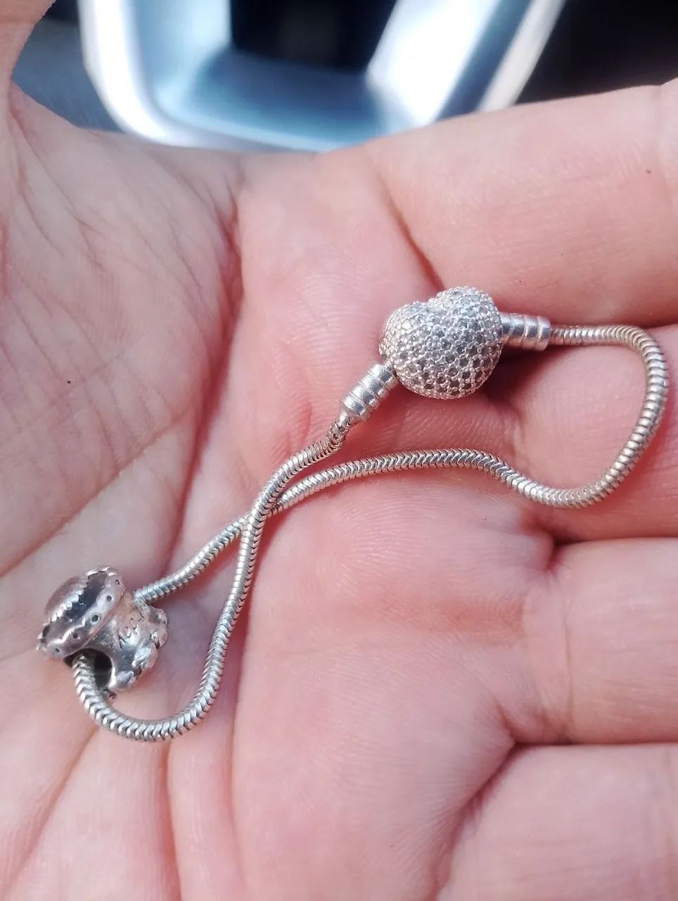Pulseira Pandora com pingente  - Foto 4