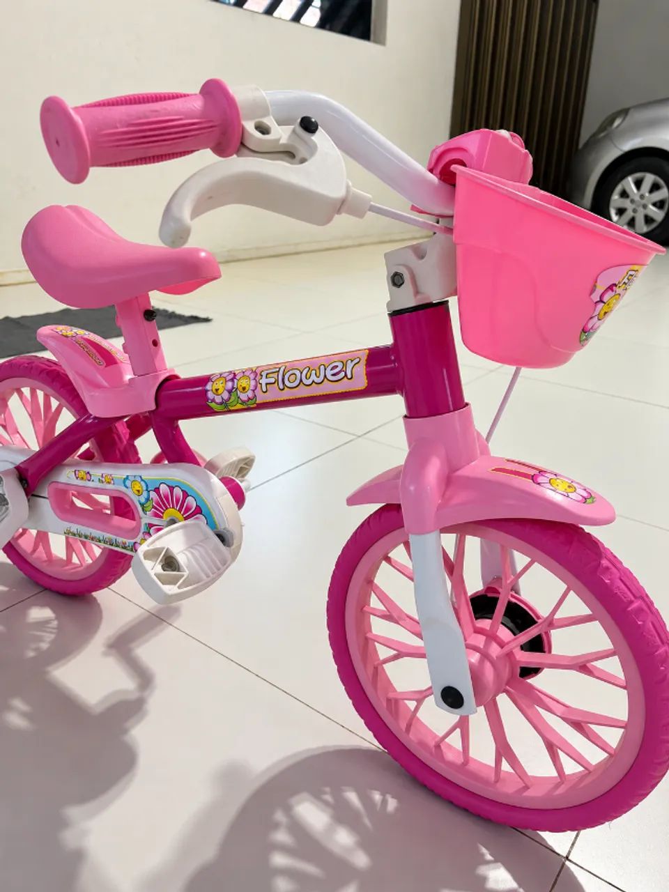 Bicicleta Rosa Infantil - Foto 3