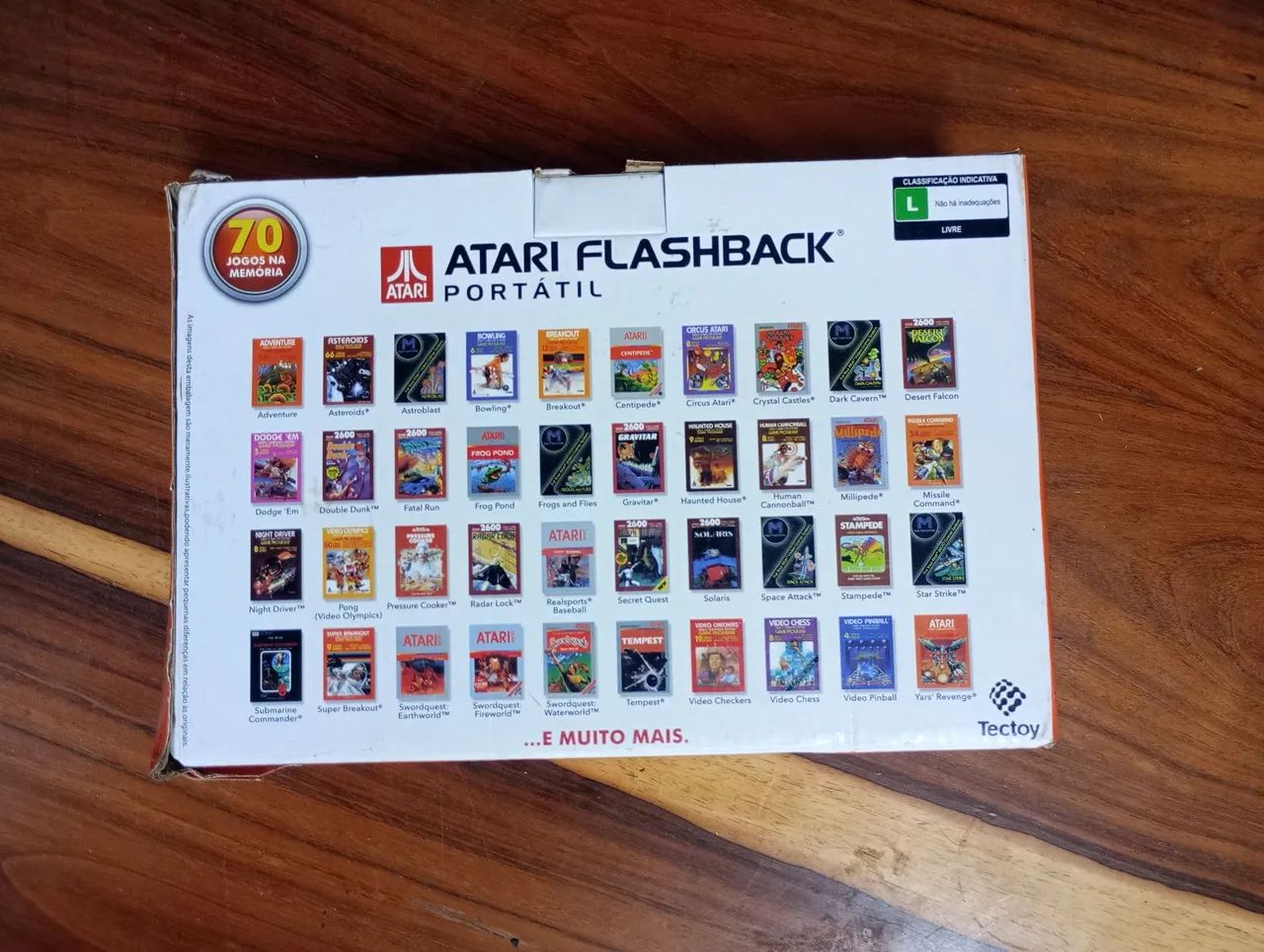 Atari Flashback portátil com jogos - Foto 2