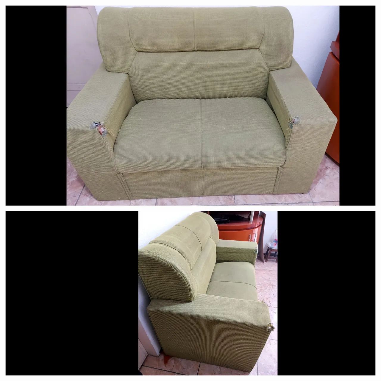 Conjunto de dois sofás de 2 e 3 lugares. - Foto 4