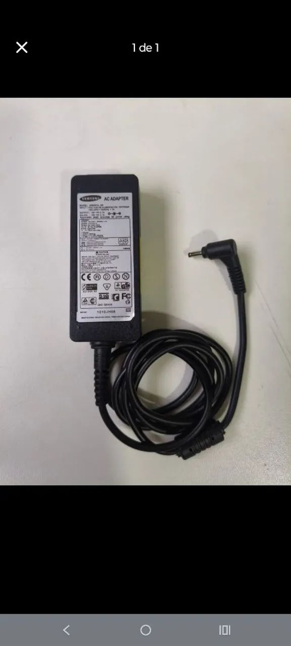 Fonte original Samsung bico fino 