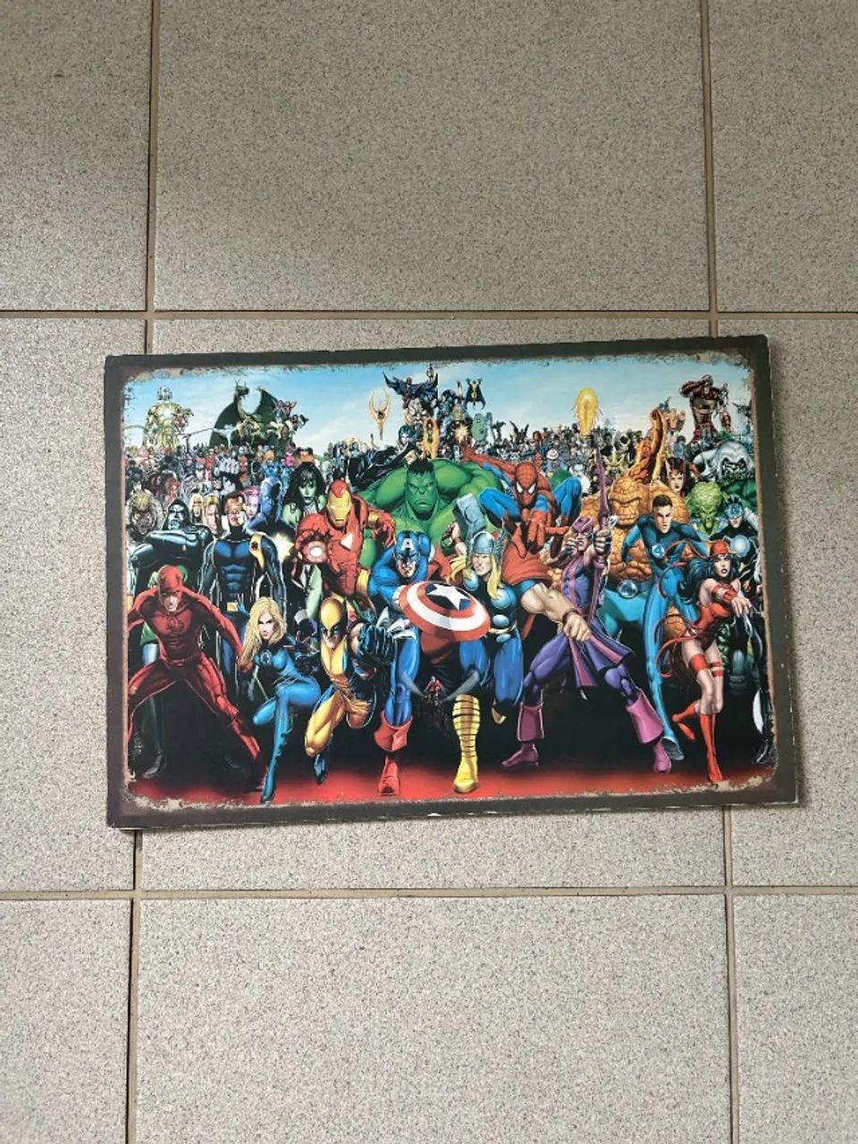 Quadro Marvel - 32cm x 45cm - Foto 3