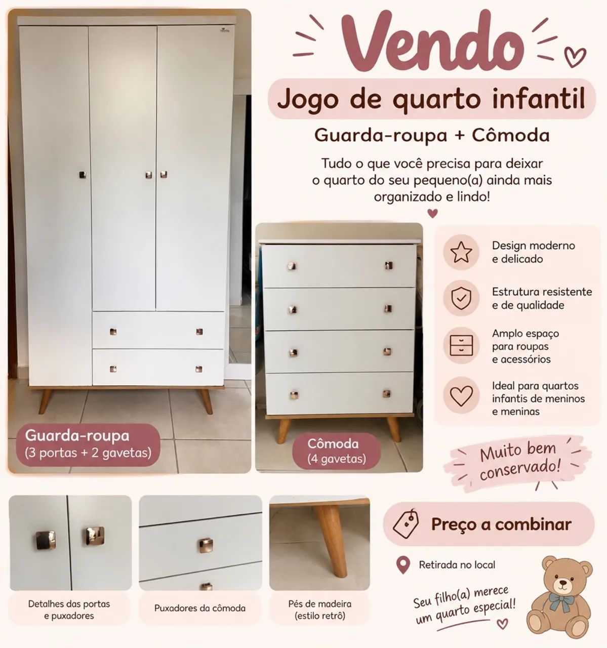Jogo de quarto Infantil 