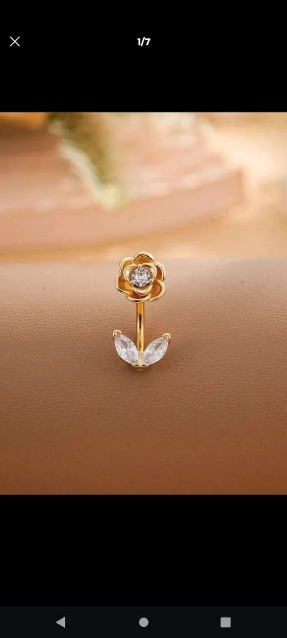 Piercing para umbigo  - Foto 2