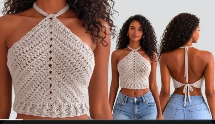 Cropped em crochê  - Foto 2
