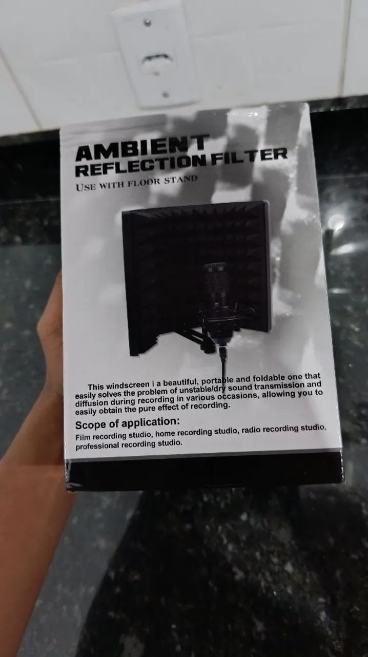 Isolador acústica filtrar para microfone. - Foto 5