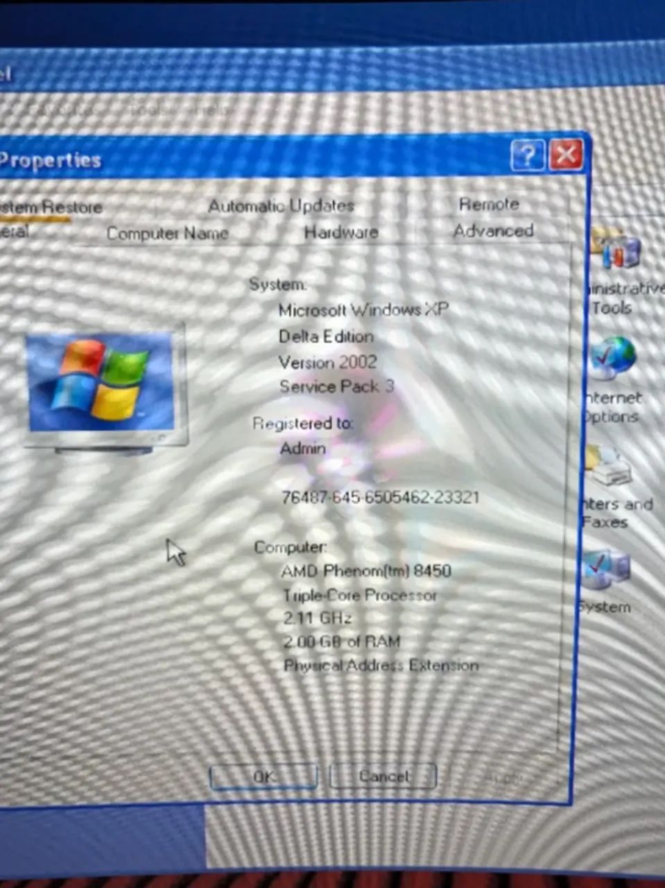Pc antigo windows XP Amd Phenon 2gb de ram - Foto 5